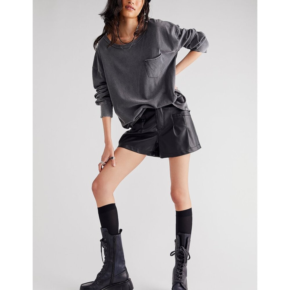 FREE PEOPLE Fade Into You Tee / Metal Stiletto - Picture 4 of 5